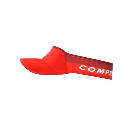 COMPRESSPORT Daszek biegowy ULTRALIGHT VISOR V2 czerwony