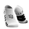 COMPRESSPORT Skarpetki do biegania krótkie NO SHOW SOCKS white/black
