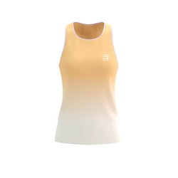 COMPRESSPORT Koszulka biegowa damska PERFORMANCE SINGLET buff orange