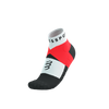 COMPRESSPORT Skarpetki do biegania ULTRA TRAIL LOW SOCKS V2.0 fluo red/white