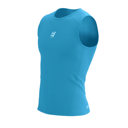 COMPRESSPORT Koszulka biegowa męska TRAIL RACING TANK norse blue