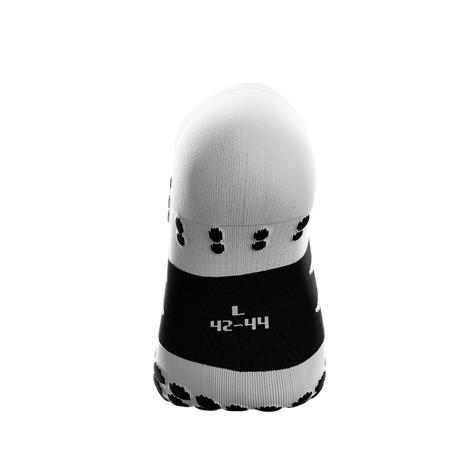 COMPRESSPORT Skarpetki do biegania krótkie NO SHOW SOCKS white/black