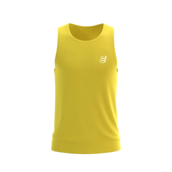 COMPRESSPORT Koszulka biegowa PERFORMANCE SINGLET maize