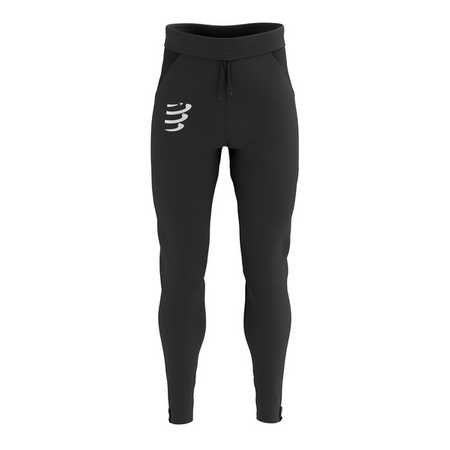 COMPRESSPORT Spodnie biegowe męskie HURRICANE WINDPROOF SEAMLESS PANTS black