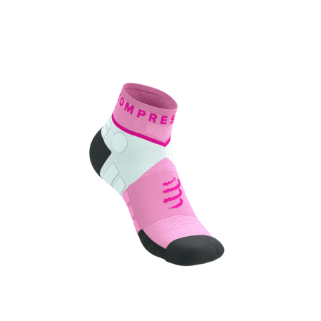 COMPRESSPORT Skarpetki do biegania ULTRA TRAIL LOW SOCKS V2.0 begonia/neon pink