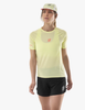 COMPRESSPORT Koszulka biegowa damska TRAIL RACING SS T-SHIRT shadow lime