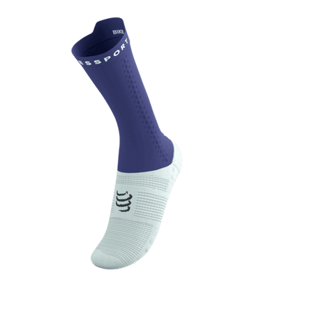 COMPRESSPORT Skarpetki rowerowe PRORACING SOCKS V4 BIKE orient blue/white