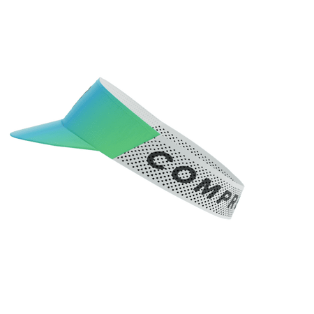 COMPRESSPORT Daszek biegowy PRO RACING VISOR star white/blue green