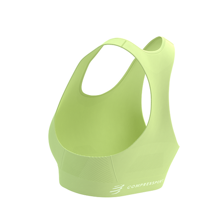 COMPRESSPORT Stanik sportowy FEELFREE SEAMLESS BRA shadow lime