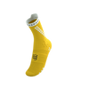 COMPRESSPORT Skarpetki do biegania trailowe PRORACING SOCKS V4 TRAIL lemon/white