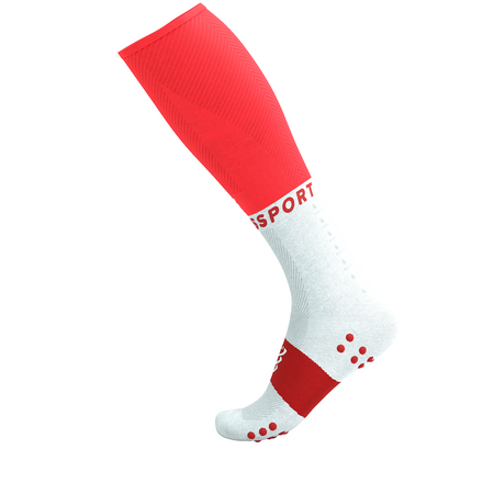 COMPRESSPORT Skarpety kompresyjne FULL SOCKS OXYGEN fluo red