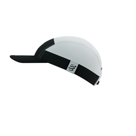 COMPRESSPORT Czapka biegowa 5 PANEL LIGHT CAP white/black