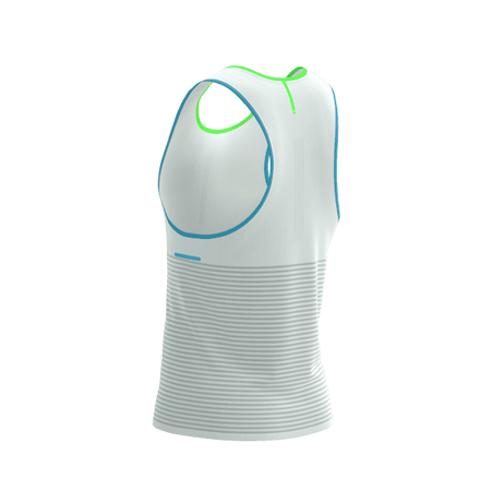 COMPRESSPORT Koszulka biegowa PRO RACING SINGLET star white