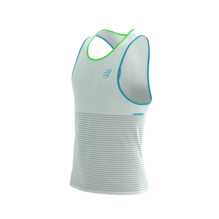 COMPRESSPORT Koszulka biegowa PRO RACING SINGLET star white