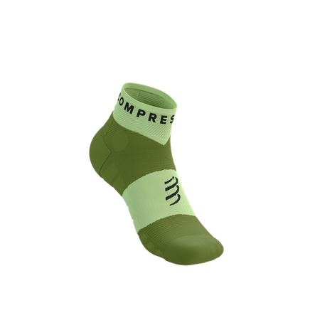 COMPRESSPORT Skarpetki do biegania ULTRA TRAIL LOW SOCKS V2.0 shadow lime/woodbine