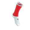 COMPRESSPORT Skarpetki rowerowe PRORACING SOCKS V4 BIKE fluo red/white