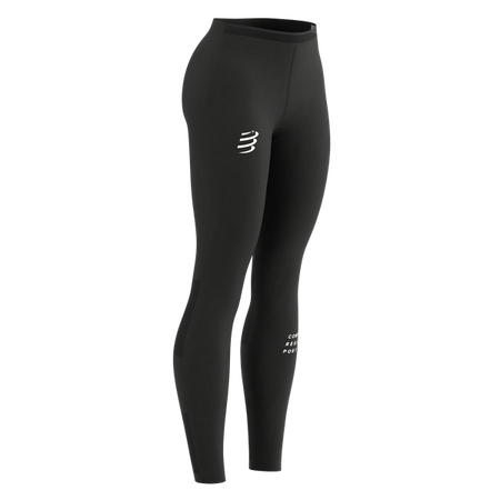 COMPRESSPORT Kompresyjne legginsy do biegania damskie RUN UNDER CONTROL TIGHTS czarne