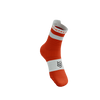 COMPRESSPORT Skarpetki do biegania wysokie PRORACING SOCKS V4 RUN HIGH tigerlily/white