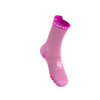 COMPRESSPORT Skarpetki do biegania trailowe PRORACING SOCKS V4 TRAIL begonia/neon pink