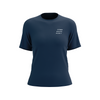 COMPRESSPORT Koszulka lifestyle damska PODIUM SS T-SHIRT blues