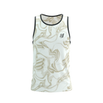 COMPRESSPORT Koszulka biegowa PERFORMANCE SINGLET sugar/camo print