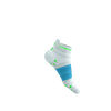 COMPRESSPORT Skarpetki do biegania PRORACING SOCKS V4 ULTRALIGHT RUN LOW white/norse blue/neon green