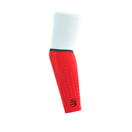 COMPRESSPORT Rękawki kompresyjne ARMFORCE ULTRALIGHT white/fluo red