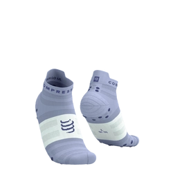COMPRESSPORT Skarpetki do biegania PRORACING SOCKS V4 ULTRALIGHT RUN LOW lavender/white