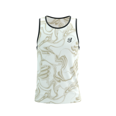 COMPRESSPORT Koszulka biegowa PERFORMANCE SINGLET sugar/camo print