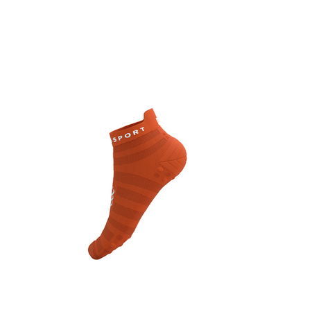 COMPRESSPORT Skarpetki do biegania PRORACING SOCKS V4 ULTRALIGHT RUN LOW fire/white