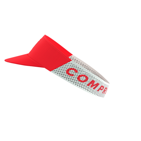 COMPRESSPORT Daszek biegowy PRO RACING VISOR fluo red