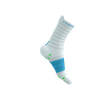 COMPRESSPORT Skarpetki do biegania PRORACING SOCKS V4 ULTRALIGHT RUN HIGH white/norse blue/neon green