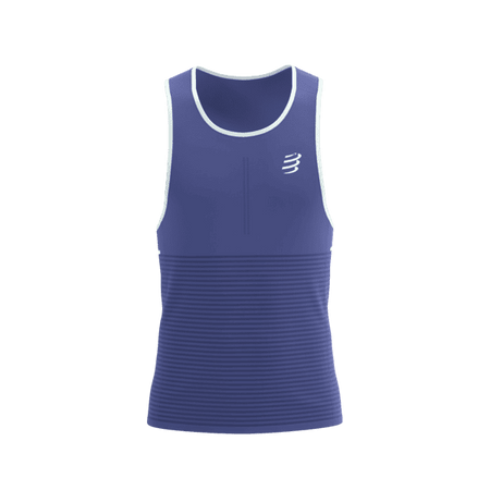 COMPRESSPORT Koszulka biegowa PRO RACING SINGLET orient blue