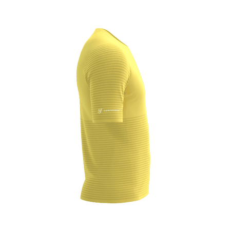 COMPRESSPORT Koszulka biegowa PRO RACING SS T-SHIRT lemon