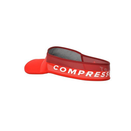 COMPRESSPORT Daszek biegowy ULTRALIGHT VISOR V2 czerwony