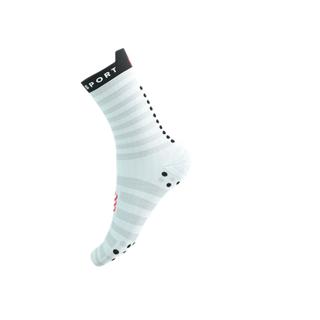 COMPRESSPORT Skarpetki do biegania PRORACING SOCKS V4 ULTRALIGHT RUN HIGH white/red/black