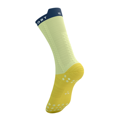 COMPRESSPORT Skarpetki rowerowe PRORACING SOCKS V4 BIKE elf yellow/blues