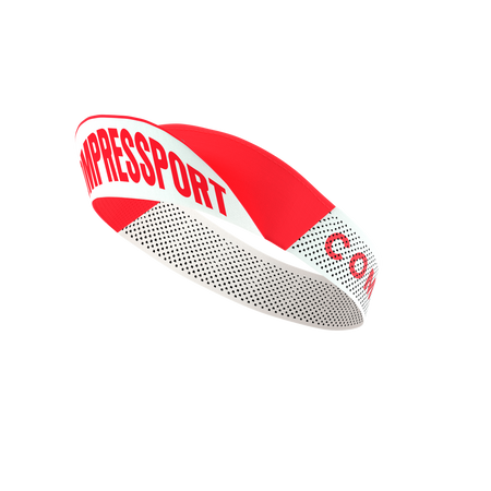 COMPRESSPORT Daszek biegowy PRO RACING VISOR fluo red