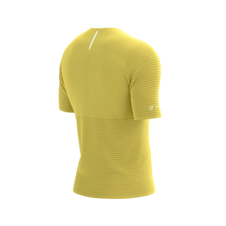 COMPRESSPORT Koszulka biegowa PRO RACING SS T-SHIRT lemon