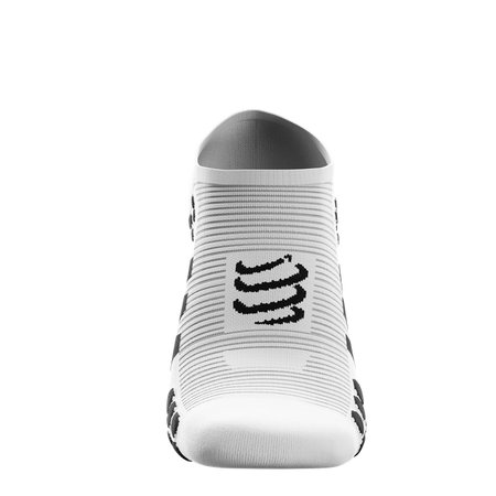 COMPRESSPORT Skarpetki do biegania krótkie NO SHOW SOCKS white/black