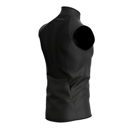 COMPRESSPORT Kamizelka biegowa męska HURRICANE WINDPROOF VEST czarna