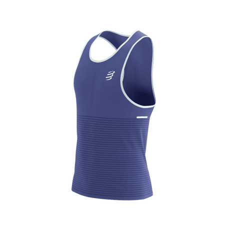 COMPRESSPORT Koszulka biegowa PRO RACING SINGLET orient blue