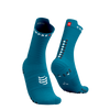 COMPRESSPORT Skarpetki do biegania wysokie ProRacing Socks V4 mosaic blue magent