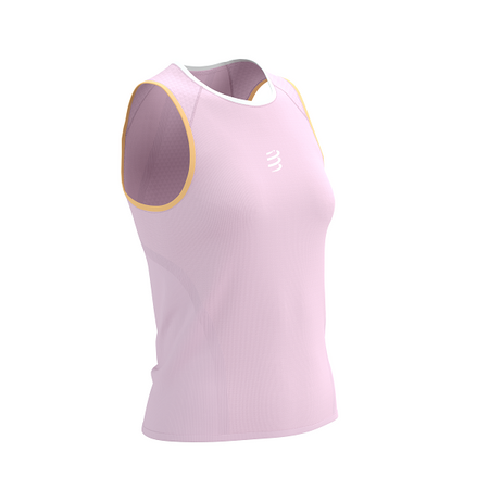 COMPRESSPORT Koszulka biegowa damska TRAIL RACING TANK roseate