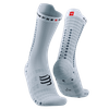 COMPRESSPORT Skarpetki rowerowe ProRacing Socks V4 ULTRALIGHT BIKE białe