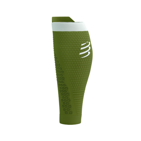 COMPRESSPORT Opaski kompresyjne na łydki R2V3 woodbine/white reflect