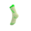 COMPRESSPORT Skarpetki do biegania trailowe PRORACING SOCKS V4 TRAIL lime/neon green