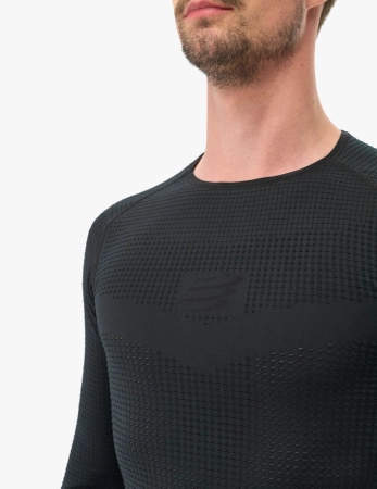 COMPRESSPORT Koszulka termoaktywna męska ON/OFF BASE LAYER LS TOP black