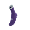 COMPRESSPORT Skarpetki do biegania wysokie PRORACING SOCKS V4 RUN HIGH lilac/white