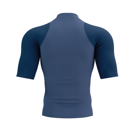 COMPRESSPORT Koszulka do biegania TRAIL RACING POSTURAL SS TOP indigo/blues